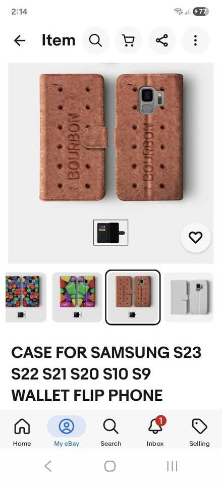 Photo of free Fun phone case Bourbon biscuit (CB4 3) #2