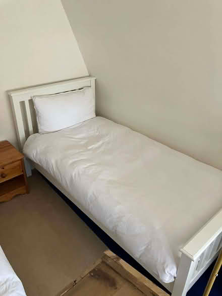 Photo of free Two white company beds (Riverside SW6) #1