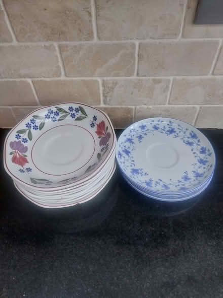 Photo of free Chipped saucers (Lower Weston BA1) #1