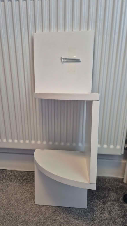Photo of free White wallcorner shelf (Kidlington OX5) #1