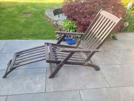 Photo of free Hardwood lounger/steamer chair (Berg Estate RG22) #2