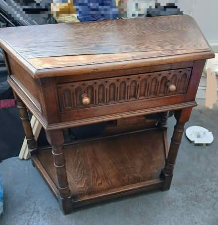 Photo of free Hall table with drawer- upcycle project? (Woodside SE25) #1