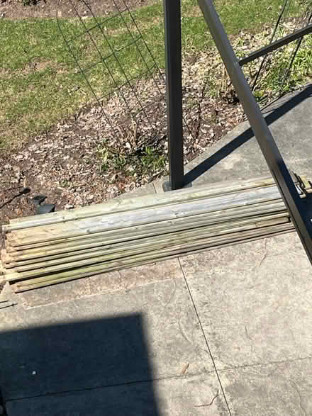 Photo of free Tall wood fence pieces (St. George) #1