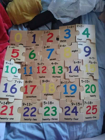 Photo of free Wooden number jigsaw puzzle (Portsea PO1) #1