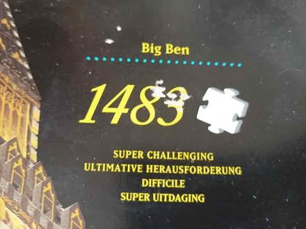 Photo of free Large 3-D puzzle of Big Ben (Godalming GU7) #4