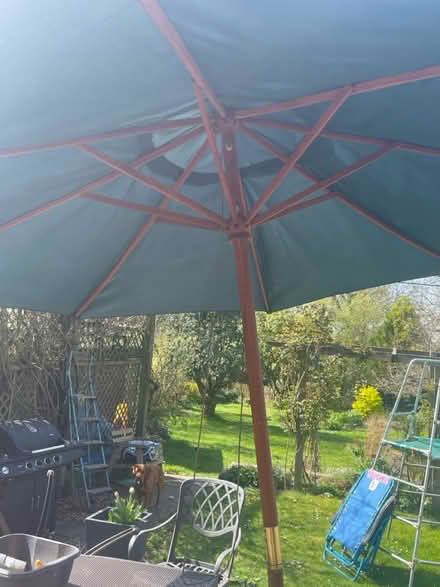 Photo of free Table parasol (Winterbourne Monkton SN4) #2
