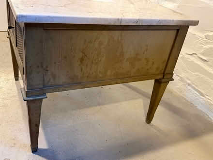 Photo of free Marble topped end table (Cambridgeport) #4