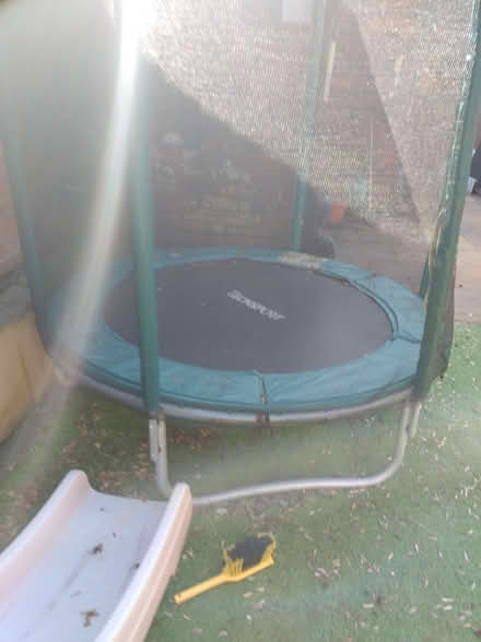 Photo of free Trampoline with netting. Will need dismantling (Hayley Green B63) #2
