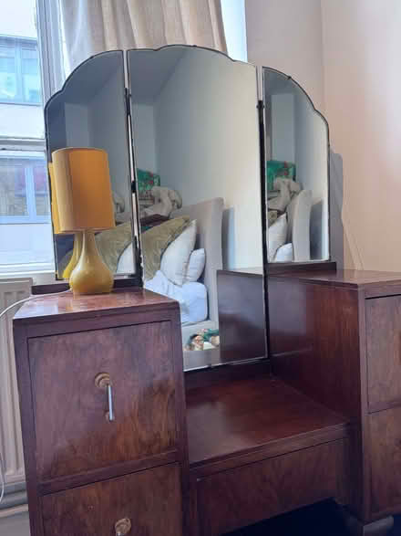 Photo of free Vintage dressing table with mirror and storage (Hoxton N1) #3