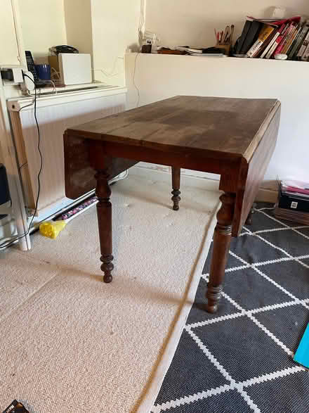 Photo of free Wooden table with sides that fold down (Sutton Pools OX14) #1