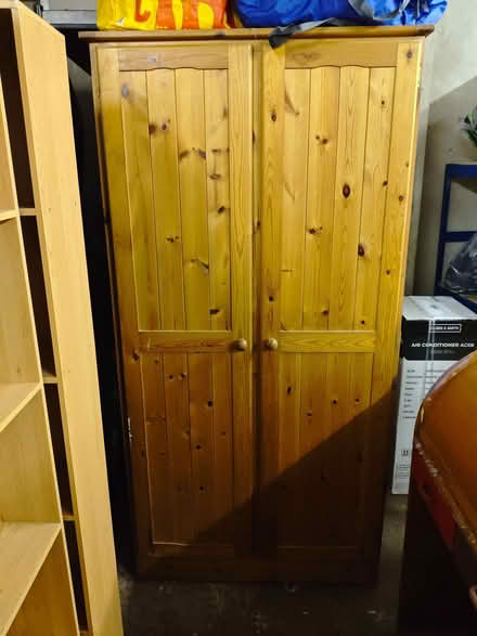 Photo of free Full size pine wardrobe (Upper Cwmbran NP44) #2
