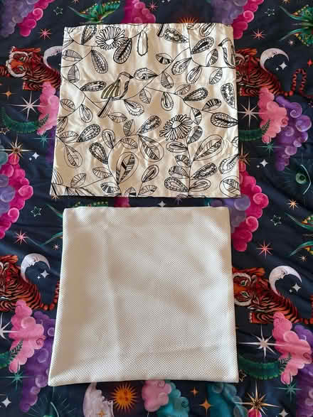 Photo of free 2 different sized cushion covers (Scarborough YO12) #1