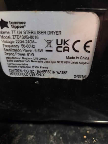 Photo of free Tommee Tippee steriliser dryer (B12) #2