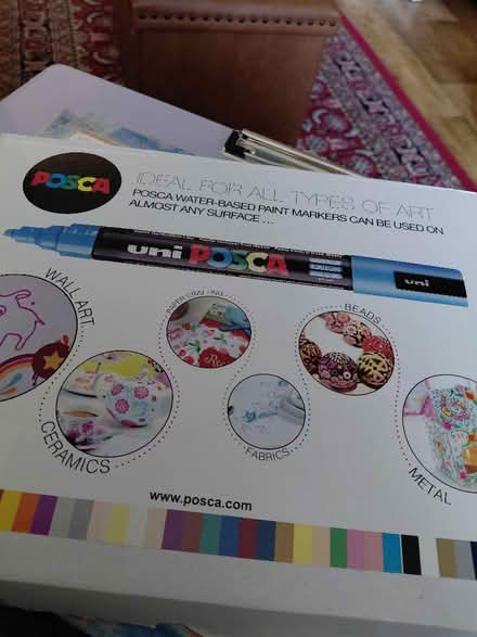 Photo of free Posca metallic markers (Rowner PO13) #1