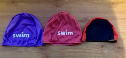 Photo of free Swim caps x3 (Chatham, ME4) #1
