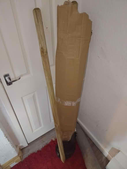 Photo of free 3 x 1.5 metre wooden stakes (Failsworth) #1