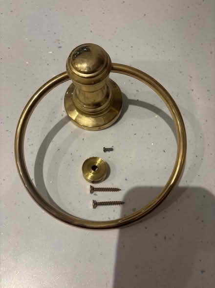 Photo of free Brass towel holder (Oxenholme LA9) #1