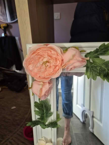 Photo of free Large mirror, artificial flowers (RG2 Shinfield) #2