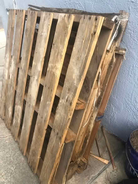 Photo of free 4 wooden pallets (North Hollywood) #1