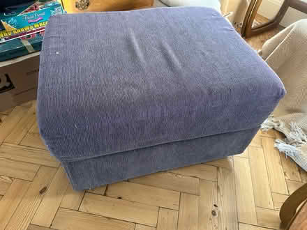 Photo of free Ottoman- grey (SE6) #1