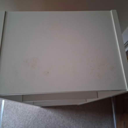 Photo of free Small white bookcase/shelving unit (Clarkston G76) #2