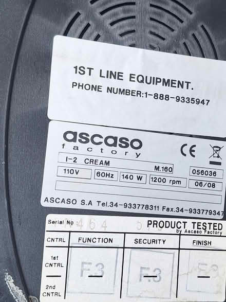 Photo of free Ascaso coffee grinder (North Beacon Hill) #3