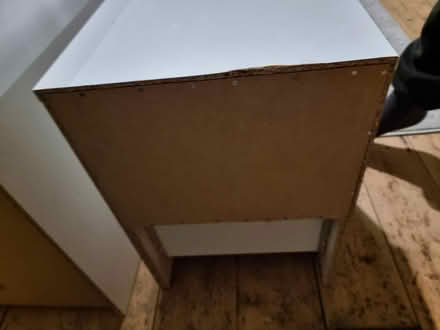 Photo of free 2 white bedside cabinets (Hillsborough S6) #3