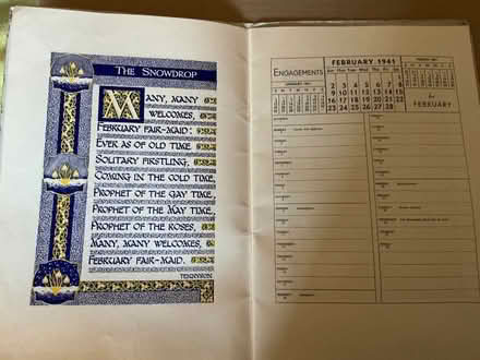 Photo of free 1941 calendar (Walkley S6) #2