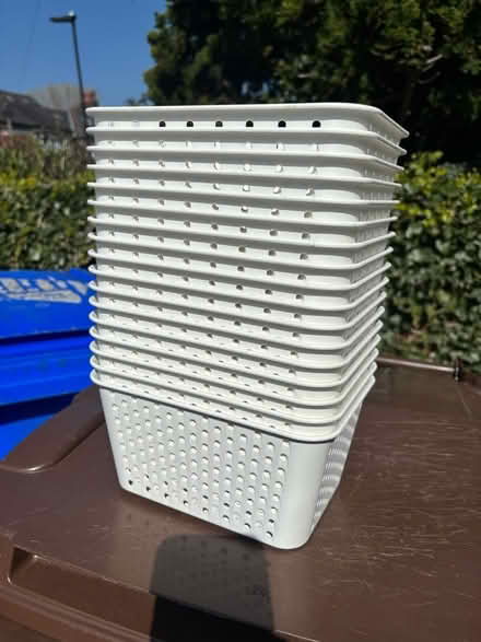 Photo of free 17 Ikea storage baskets plastic (Ecclesall S11) #2