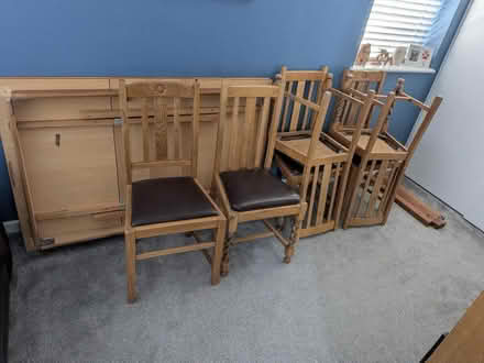 Photo of free Extendable dining table + 5 Chairs (Lindfield) #3