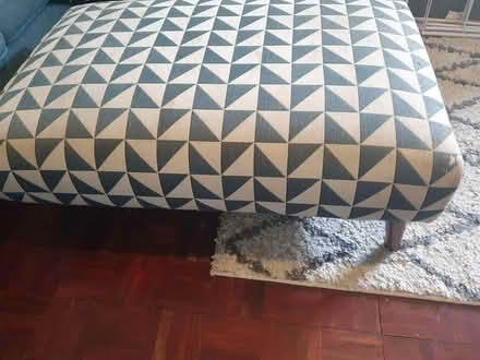 Photo of free Upholstered footstool large (Kelvedon CO5) #1