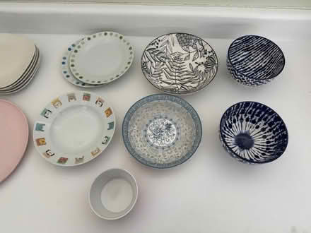 Photo of free Ceramic plates & bowls (1075 Valencia Avenue) #3