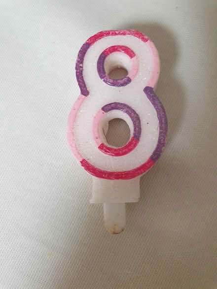 Photo of free No. 8 Birthday Candle (Stratford, E15) #1