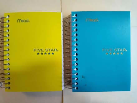 Photo of free Small Vinyl Cover Paper Notebooks (Saugus) #1