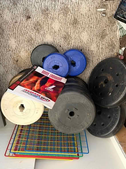 Photo of free SET Weight plates (Near WOW outlets Greensburg) #2