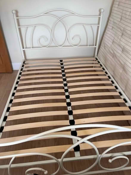 Photo of free Double bed frame (Curzon Park, Chester) #2