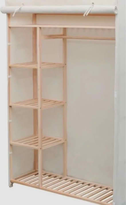 Photo of free Old Lilac canvas pine wardrobe (Peachcroft OX14) #1