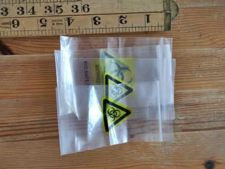 Photo of free 4 small sealable plastic bags, unused (Henleaze Ward BS9) #1