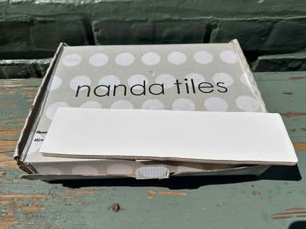 Photo of free 54 Nanda white tiles 12”x3” (new) (Pick up near Kingston, NY) #1