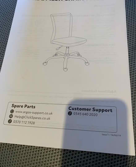 Photo of free Office chair (New Mills SK22) #3