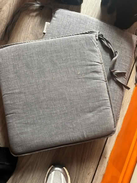 Photo of free 2 grey outdoor seat covers (B68) #1