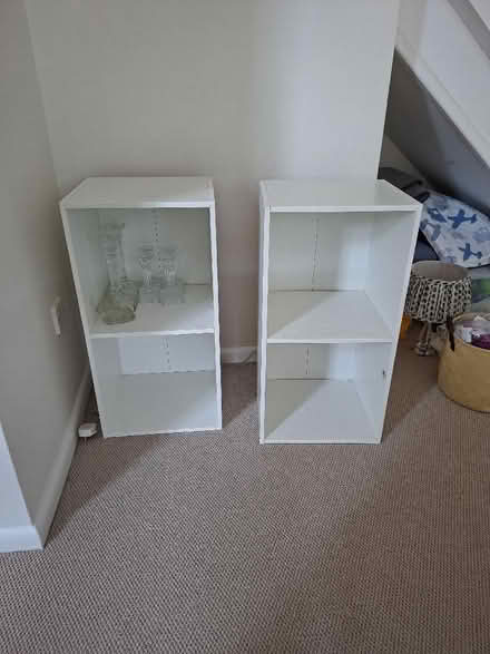 Photo of free 2 x 2 Kallux shelves/boxes white (Dronfield Woodhouse S18) #2