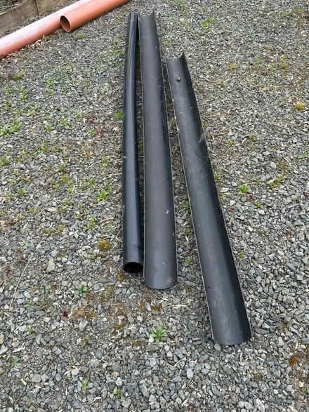 Photo of free Two strips of guttering and a downpipes (Forest Wood LD8) #1