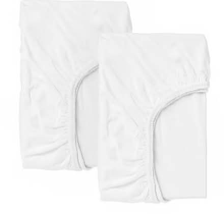 Photo of Single white elasticated sheets (bexleyheath DA7) #1