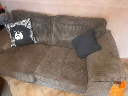 Photo of free Brown 2 seater sofa (Bowerham LA1) #1