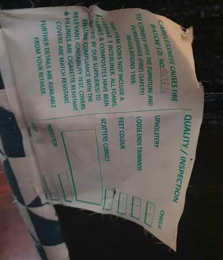 Photo of free Upholstered footstool large (Kelvedon CO5) #4