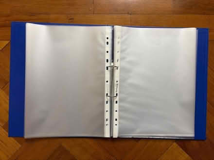 Photo of free Ring binder & 30 document holders (Murrayfield EH12) #1