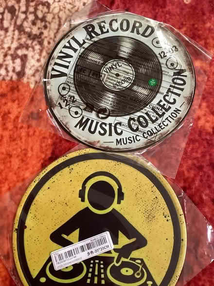 Photo of free 20cm metal wall discs (Bedfont TW14) #1