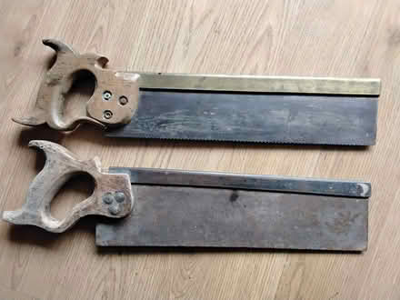 Photo of free 2 x vintage saws with brass fittings (Bryn Gates WN2) #1