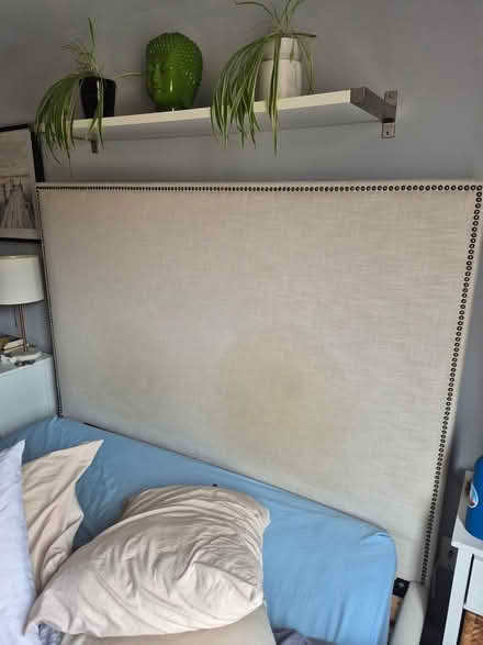 Photo of free West Elm Bed Frame (65 turntable cres) #4